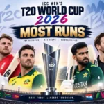 most runs in t20 world cup 2026