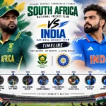south africa national cricket team vs india national cricket team timeline